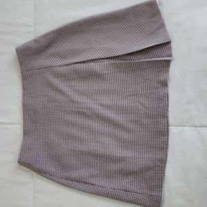 BCBG Plaid skirt lavender size 6